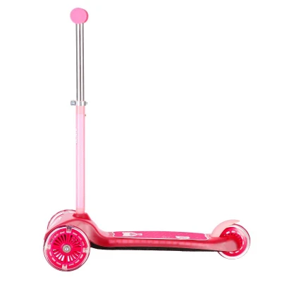 Nils Fun HLB001 LED růžová dětská koloběžka