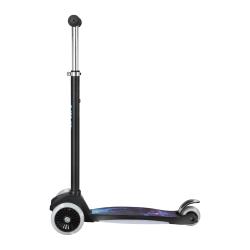 Nils Fun HLB1310 s LED černá dětská tříkolová koloběžka