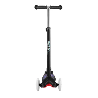 Nils Fun HLB1310 s LED černá dětská tříkolová koloběžka