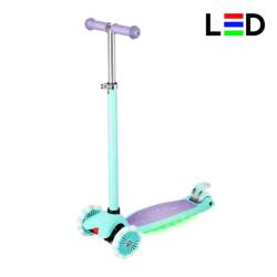 Nils Fun HLB1310 s LED fialová dětská tříkolová koloběžka Nils Fun HLB1310 s LED fialová dětská tříkolová koloběžka