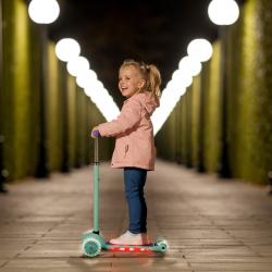 Nils Fun HLB1310 s LED fialová detská trojkolobežka