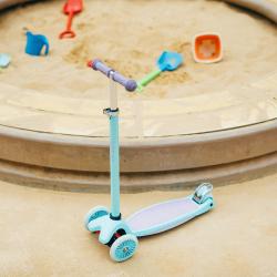 Nils Fun HLB1310 s LED fialová detská trojkolobežka