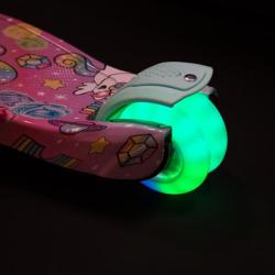 Nils Dětská tříkolová koloběžka Fun HLB15A mint s LED