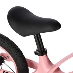 Nils Fun RB901 s 12 pumpovanými kolesami a LED ružové detské odrážadlo