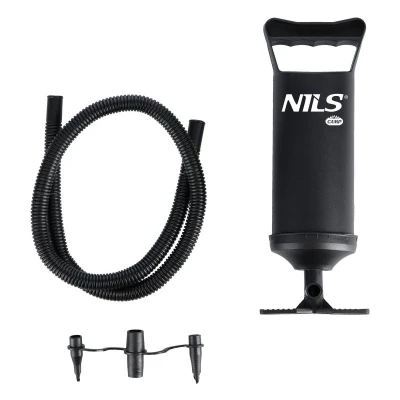NILS CAMP Dvojčinná ruční pumpa k matracím NC1790