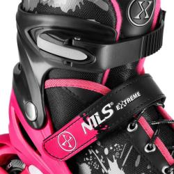 Nils NA18137A Roxy růžové dětské kolečkové brusle