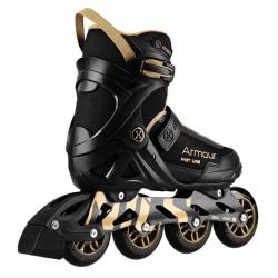Nils NA22151 Armour černá-zlaté kolečkové brusle