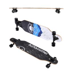 NILS Longboard Wood Skull