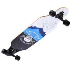 NILS Longboard Wood Skull