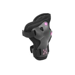 NILS EXTREME Souprava chráničů H320 černo-růžová