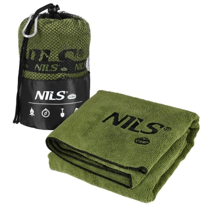 Nils Froté ručník Camp NCR15 khaki Nils Froté ručník Camp NCR15 khaki