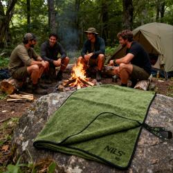 Nils Froté ručník Camp NCR15 khaki