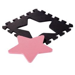 NILS Fun Dětská pěnová puzzle podložka MD03 růžová