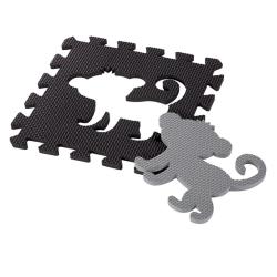 NILS Fun Dětská pěnová puzzle podložka MD03 šedá