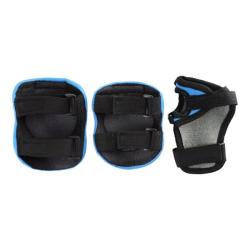 NILS Helma s chrániči MTW01+H210 modrá POUZE VEL.S 48-52 cm (VÝPRODEJ)