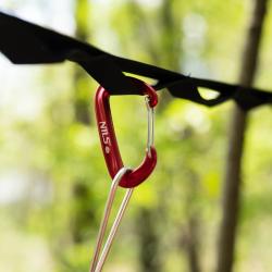 NILS CAMP Hliníková karabina NC1707 12kN červená