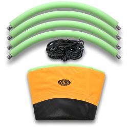 NILS CAMP Houpačka NB5003 oranžová/zelená