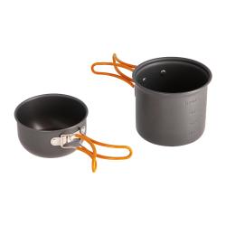 Nils CAMP Kempingová sada 2 hrncov s príborom NC1704