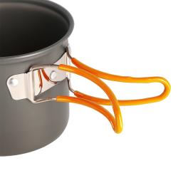 Nils CAMP Kempingová sada 2 hrncov s príborom NC1704