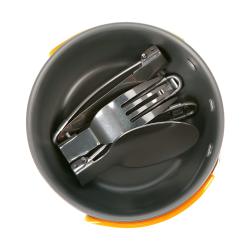 Nils CAMP Kempingová sada 2 hrncov s príborom NC1704