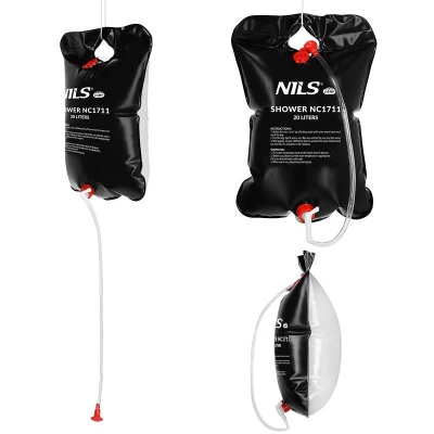 Nils Camp NC1711 černá 20l kempingová solární sprcha