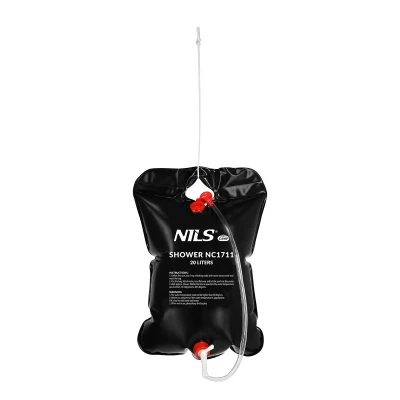 Nils Camp NC1711 černá 20l kempingová solární sprcha