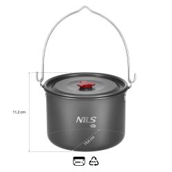 Nils Kempingový hrniec Camp NC17117 s pokrievkou 4L
