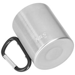 Nils Kempingový hrnek Camp NC17110 s karabinou 300ml černý