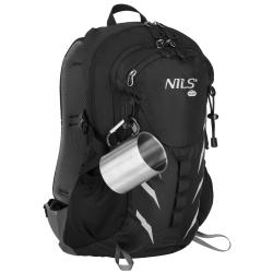 Nils Kempingový hrnček Camp NC17110 s karabínou 300ml čierny