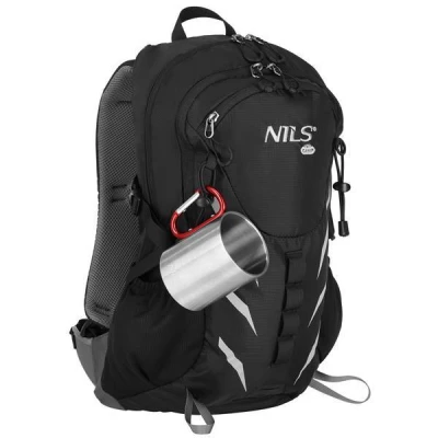 Nils Kempingový hrnek Camp NC17110 s karabinou 300ml červený (VÝPRODEJ)