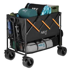 Nils Camp NC2607 XXL 160L čierno-oranžový kempingový vozík