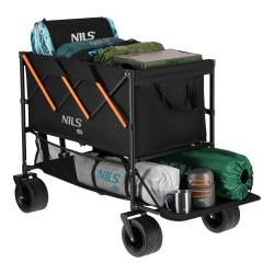 Nils Camp NC2607 XXL 160L černo-oranžový kempingový vozík