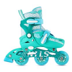 Nils Extreme NA13102 zelené detské kolieskové korčule