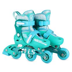 Nils Extreme NA13102 zelené detské kolieskové korčule