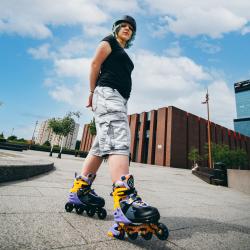 Nils Extreme NA13810 žlté detské kolieskové korčule