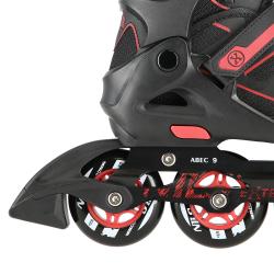 Nils NA 14174 černo-červené kolečkové brusle