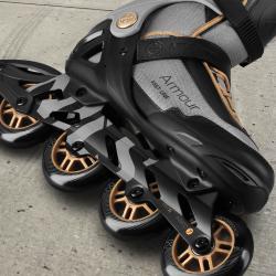 Nils NA22151 Armour šedé Kolečkové brusle