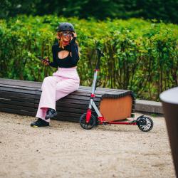 Nils HM122T koloběžka s kotoučovou brzdou a LED