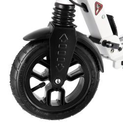 Nils Extreme HM208T biela odpružená kolobežka s ručnou brzdou