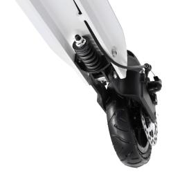 Nils Extreme HM208T biela odpružená kolobežka s ručnou brzdou