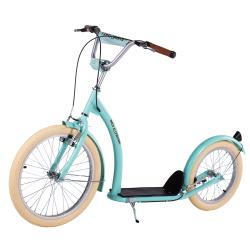 Nils WH222 mentolová kolobežka s pumpovanými kolesami