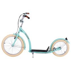 Nils WH222 mentolová kolobežka s pumpovanými kolesami