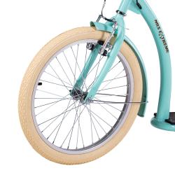 Nils WH222 mentolová kolobežka s pumpovanými kolesami