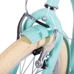 Nils WH222 mentolová kolobežka s pumpovanými kolesami