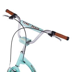 Nils WH222 mentolová kolobežka s pumpovanými kolesami