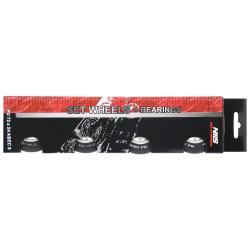 Nils Matná kolečka Extreme PU 76x24 82A s ložisky ABEC 9, černá, 4 ks