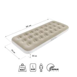 Nils Nafukovací matrace Camp NC2801 béžová 191x73x22 cm