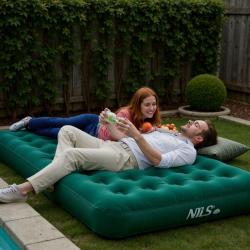 Nils Nafukovacia matrac Camp NC2802 zelená 191x137x22 cm