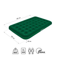 Nils Nafukovacia matrac Camp NC2802 zelená 191x137x22 cm