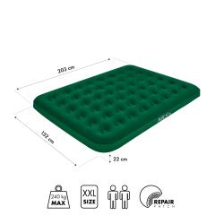 Nils Nafukovacia matrac Camp NC2803 zelená 203x152x22 cm